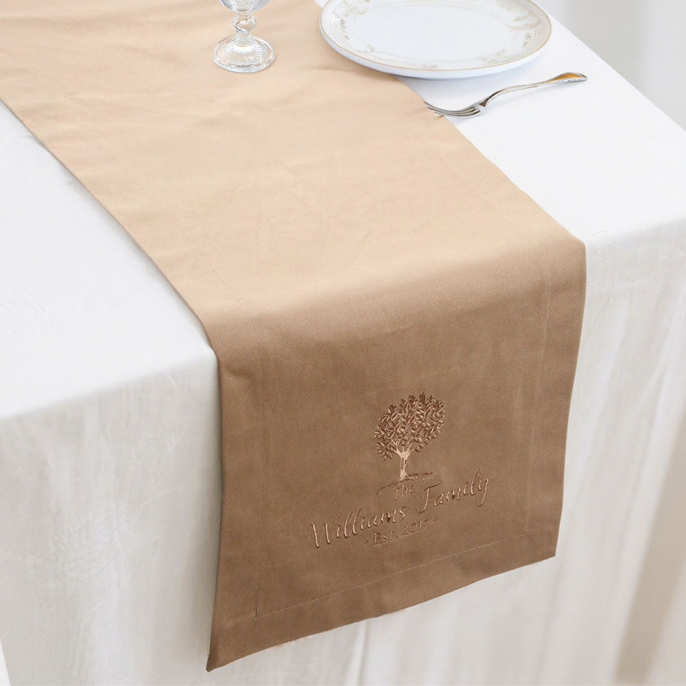 Personalized Table Runner