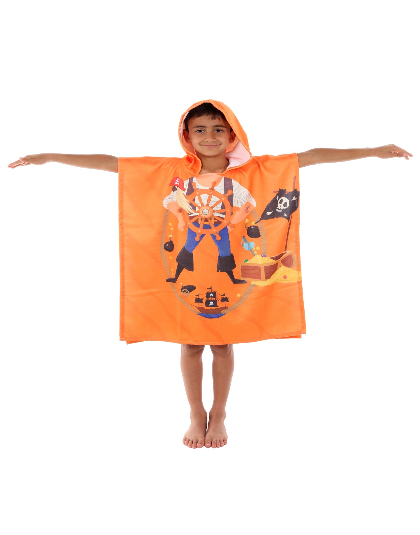 Kids Hooded Poncho