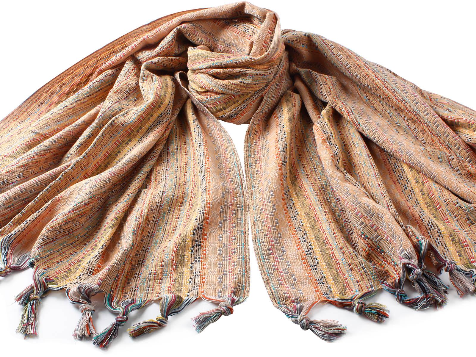 Set of 4 Turkish Beach Towel Colorful Series 39" X 71" 100% Salmon