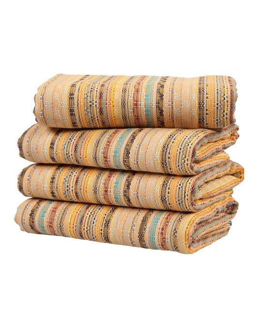 Set of 4 Turkish Beach Towel Colorful Series 39" X 71" 100% Salmon