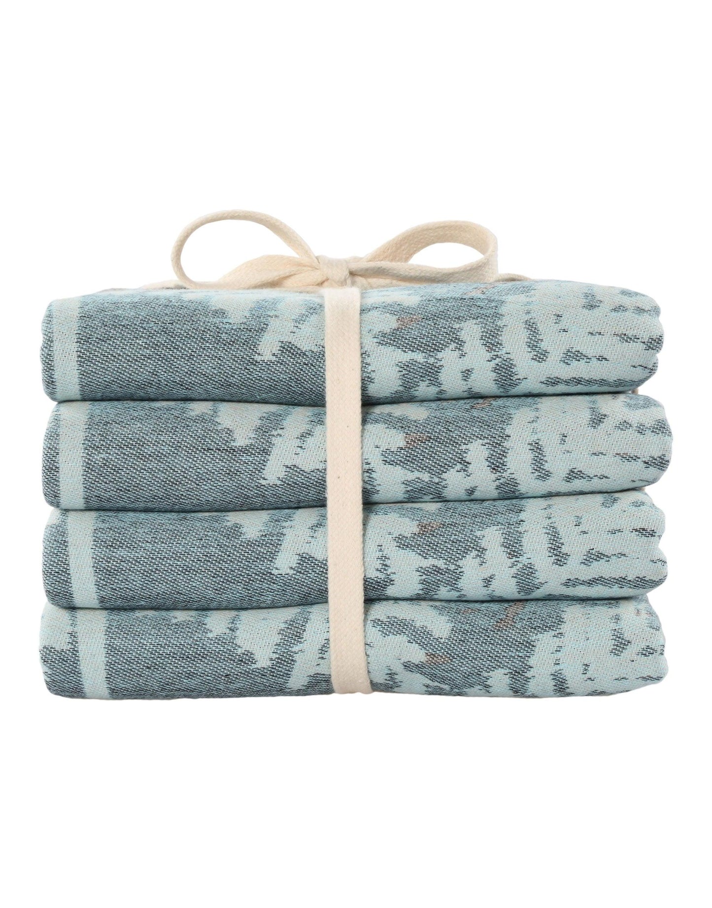 Set of 4 Turkish Beach Towels Nautical Series Pestemal 36"x63" , Island