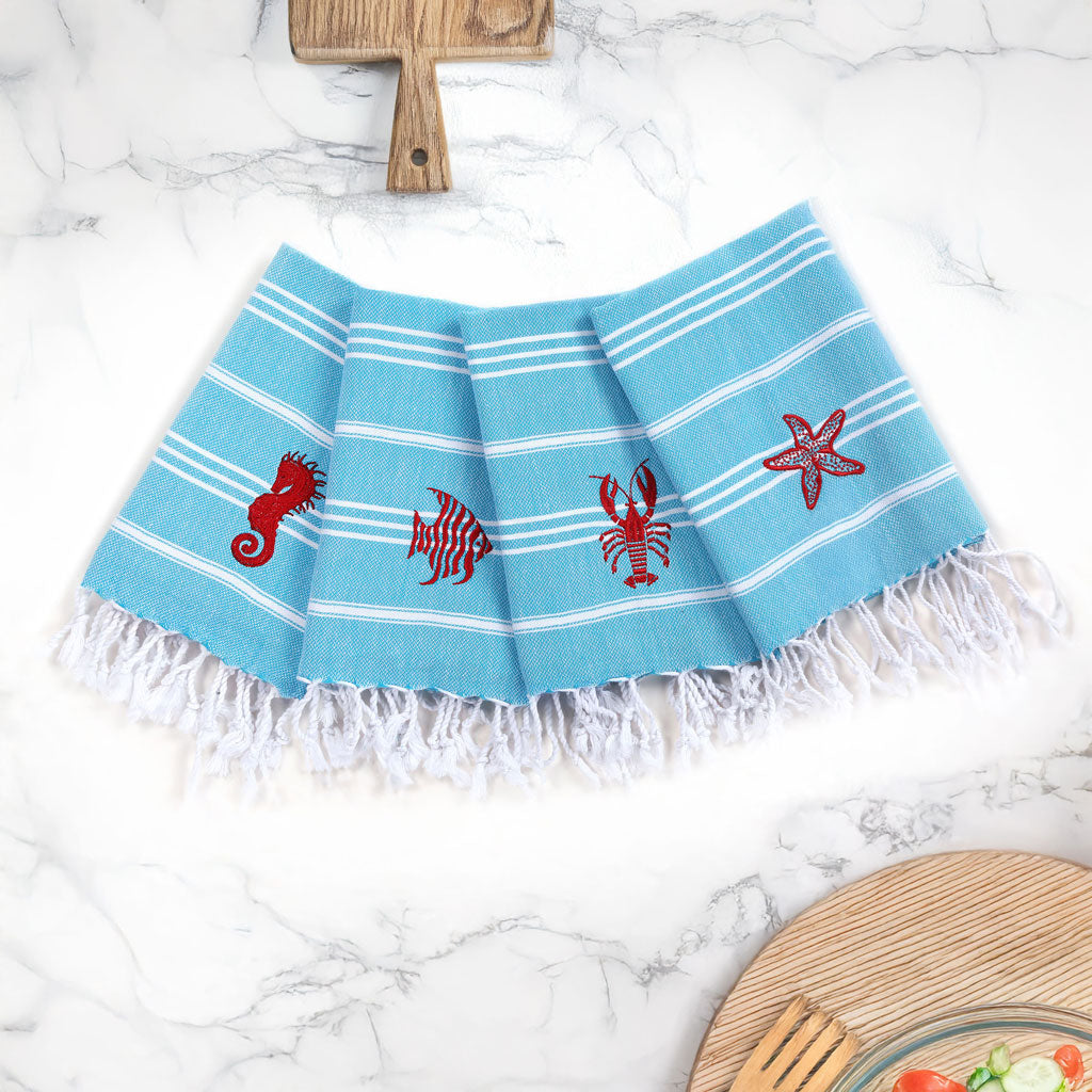 Personalized Turkish Towel - Ocean