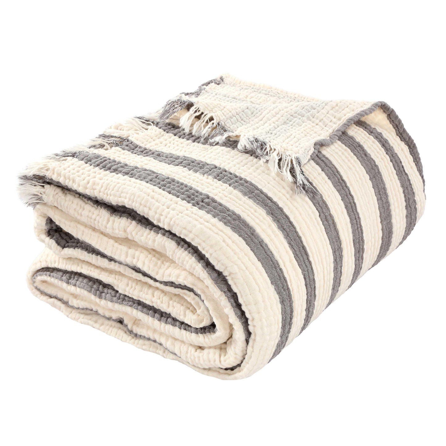 Mocha Muslin Blanket - Cacala