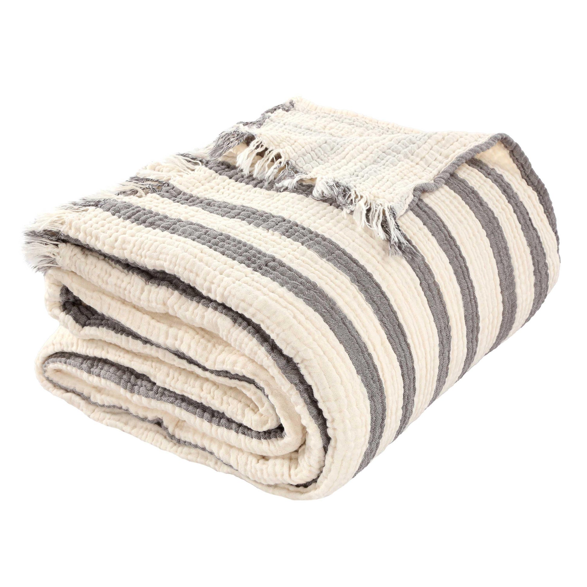 Mocha Muslin Blanket - Cacala