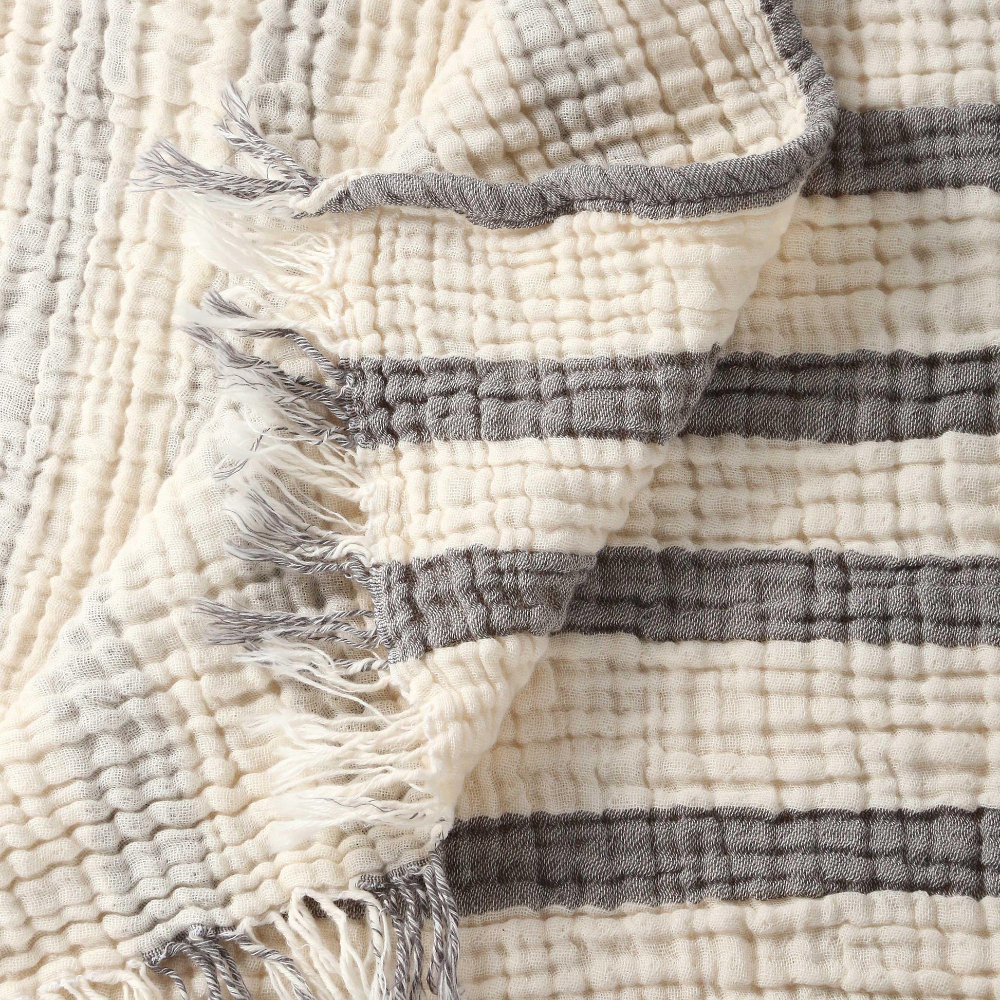 Mocha Muslin Blanket - Cacala
