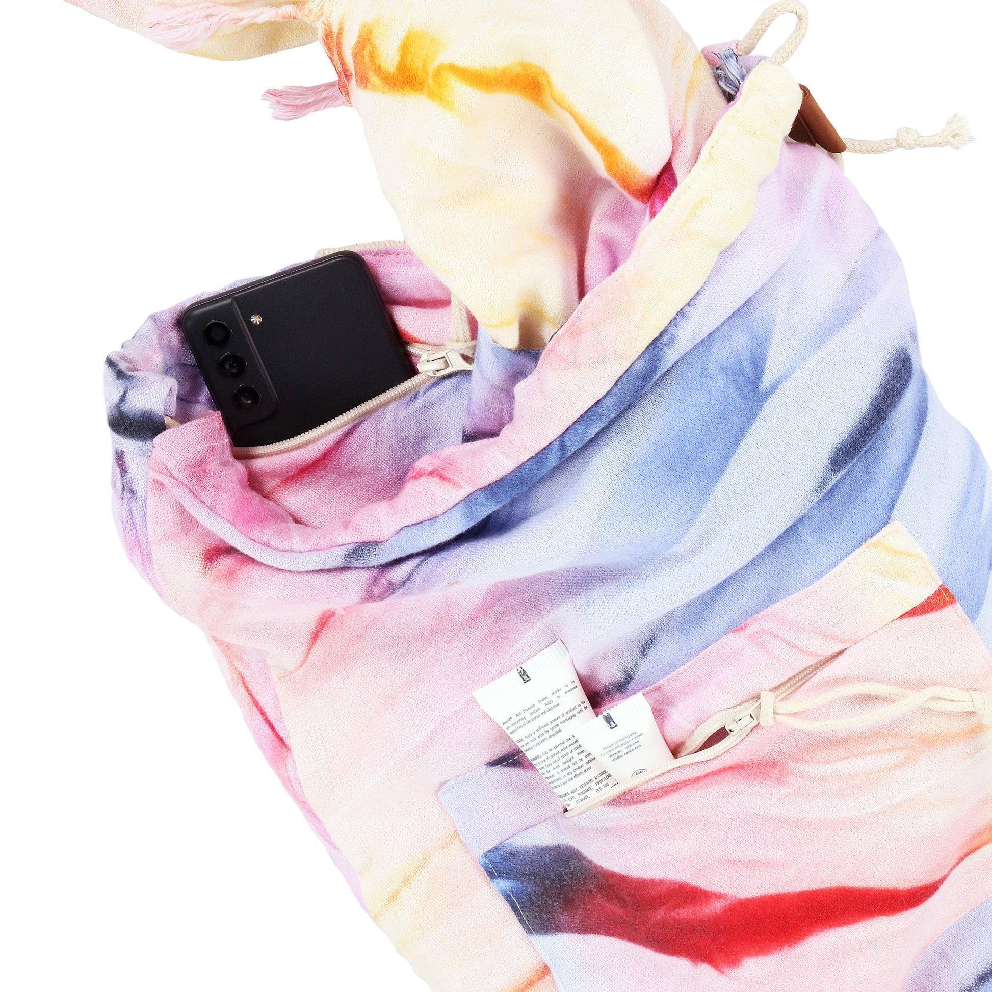 Tie Dye Beach Towel & Bag - Cacala