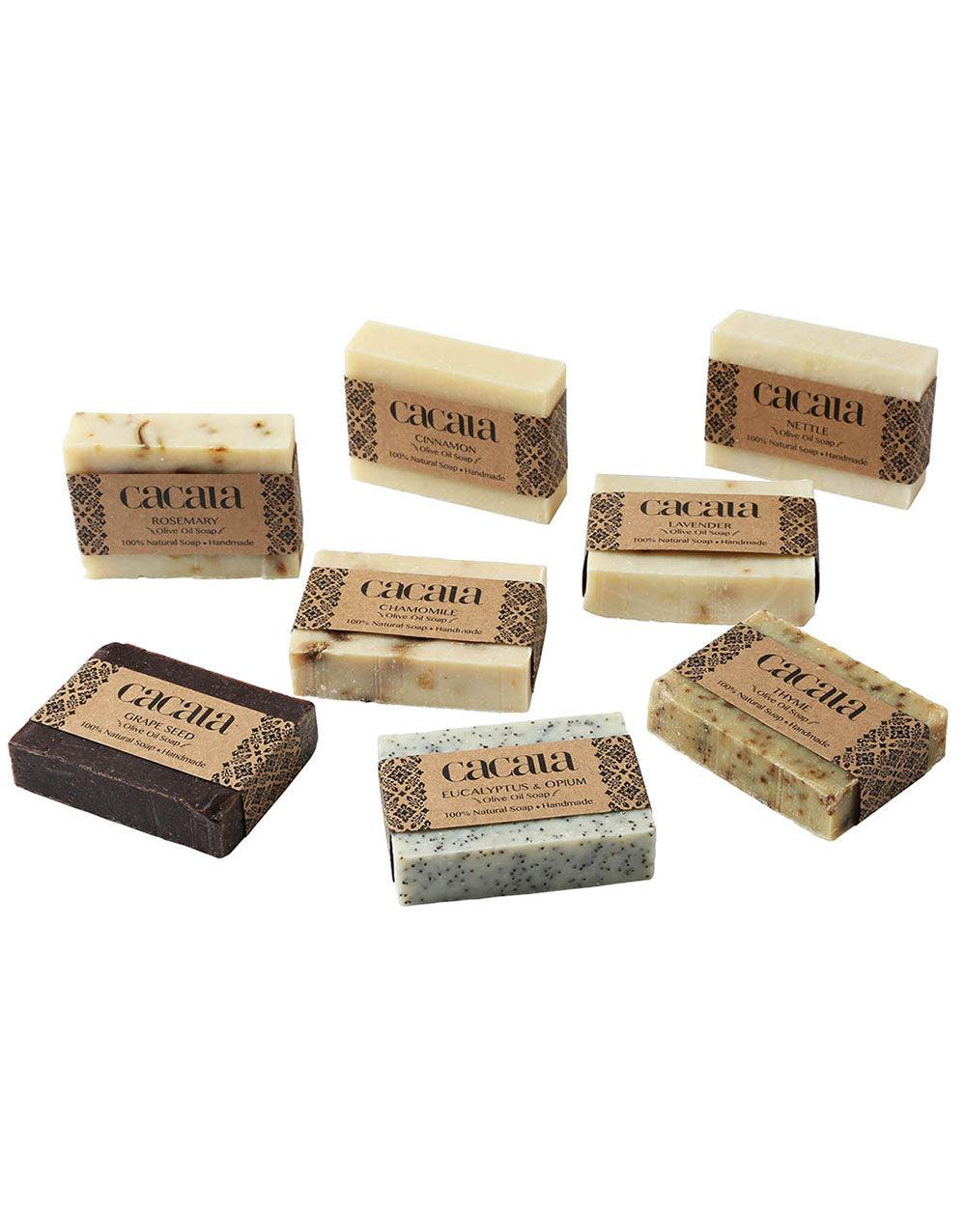 Cacala Natural 100% Organic Soap Set of 8 - Cacala