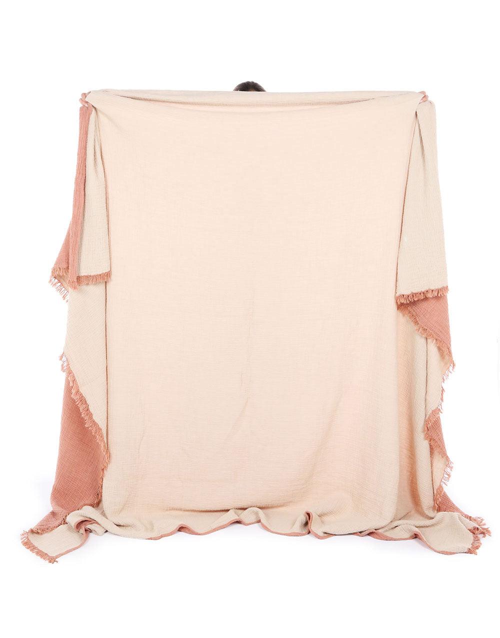 Cacala Turkish Blanket Muslin Series 100% Cotton Rose - Cacala