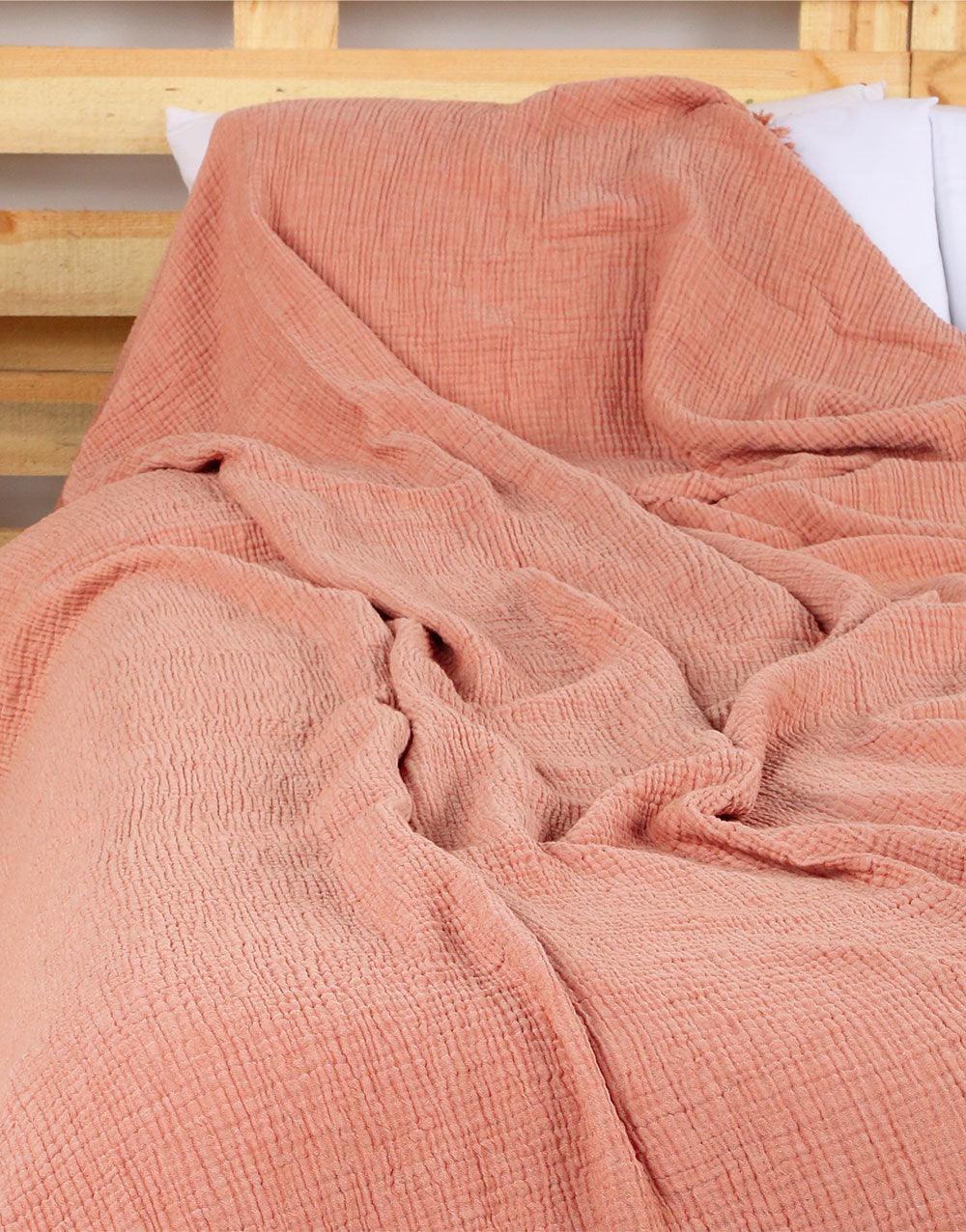 Cacala Turkish Blanket Muslin Series 100% Cotton Rose - Cacala