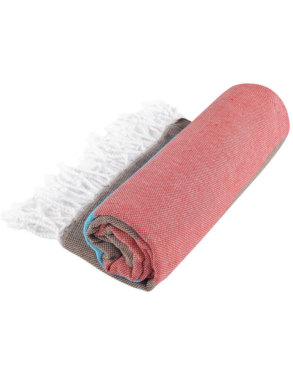Wide Stripe Turkish Beach Towel - Cacala