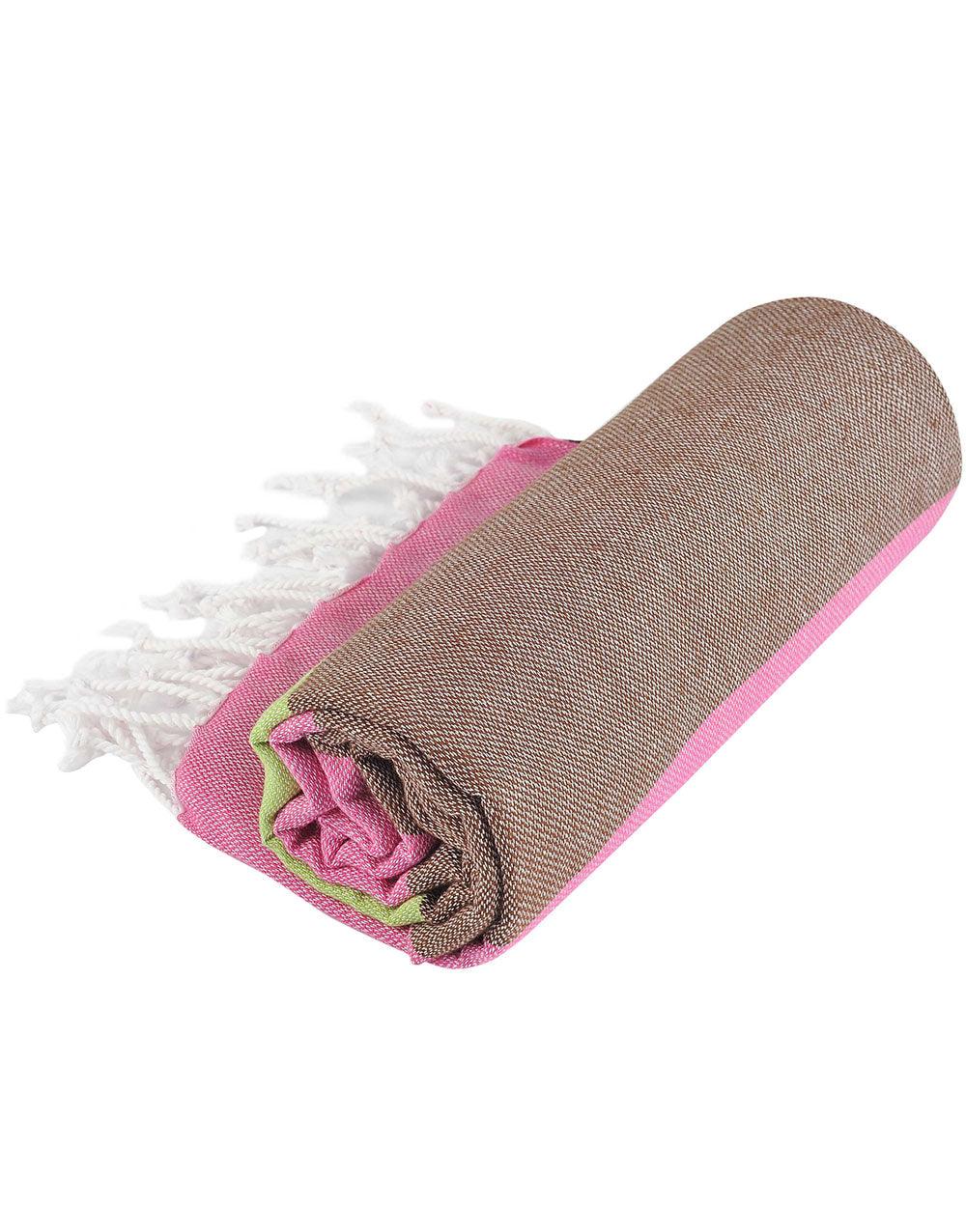 Wide Stripe Turkish Beach Towel - Cacala