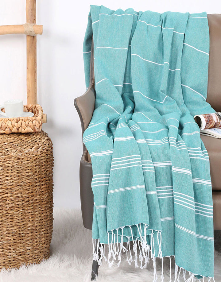 Cacala Organic Bath Towels Arctic Cool Series 36x71 100% Cotton