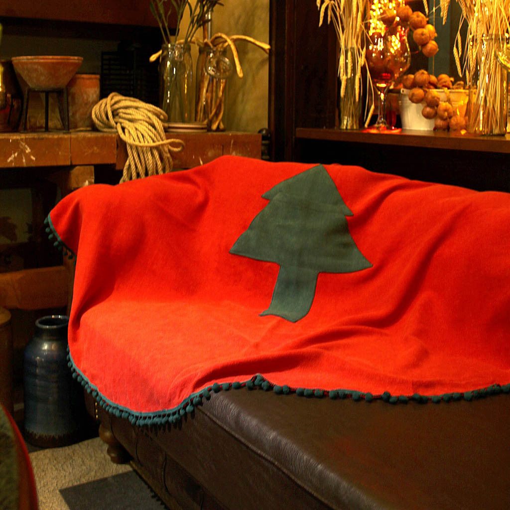 Christmas Round Pestemal Throw Decor blanket
