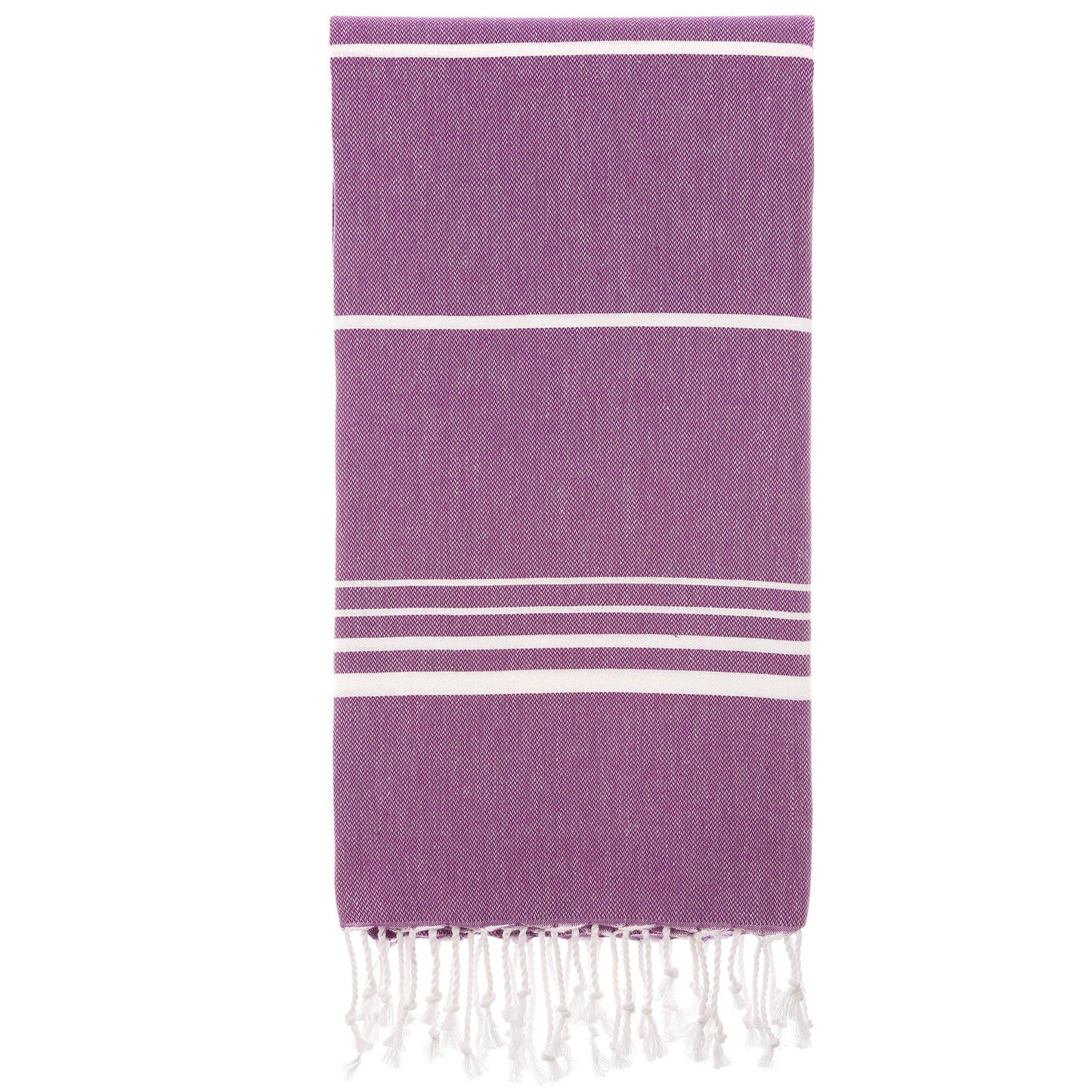 Personalized Narrow Stripe Turkish Beach Towel