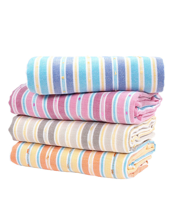 PonPon Beach Towels Pack 4