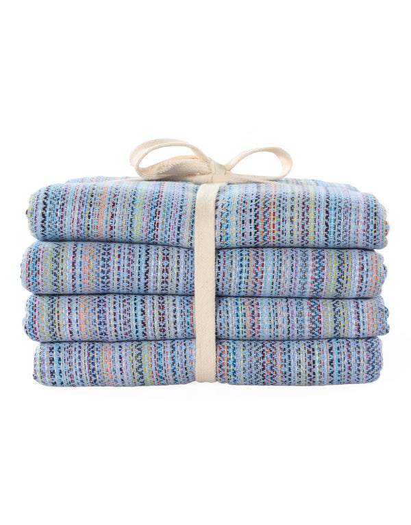 Set of 4 Turkish Beach Towels Hippi Pestemal 37" X 69" 100% Cotton