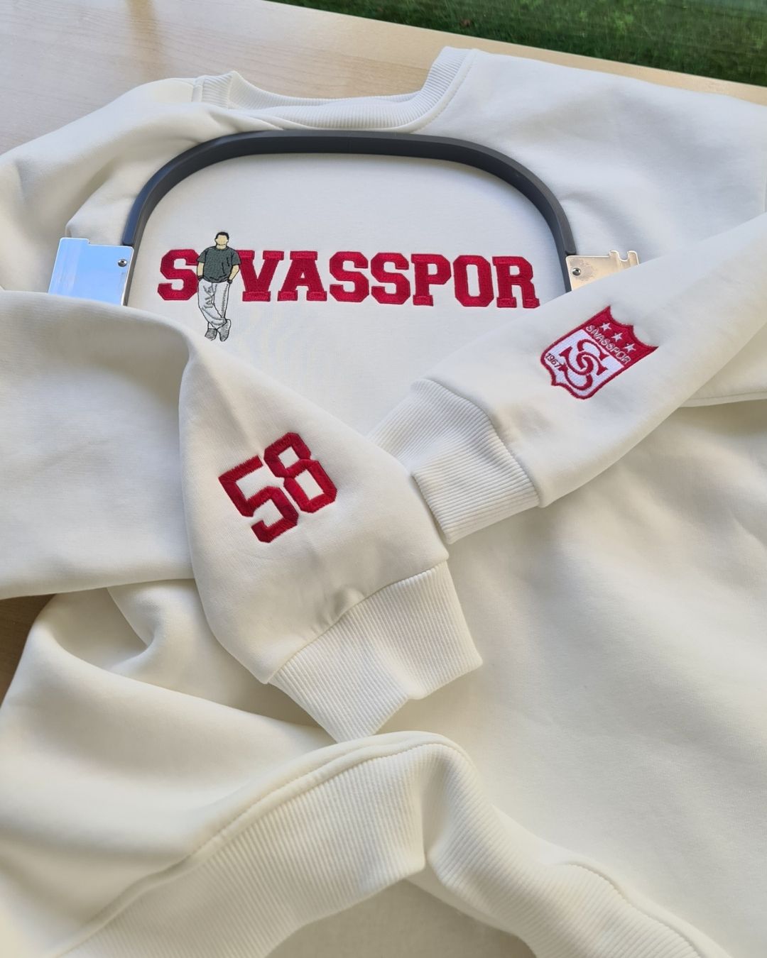 Custom Photo Embroidered Hoodie