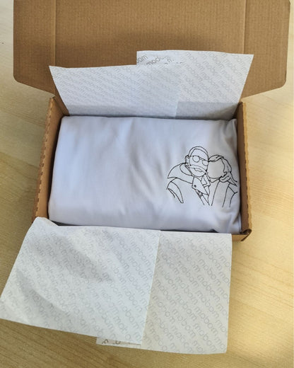 Custom Photo Embroidered T-Shirt (Pet Lover)