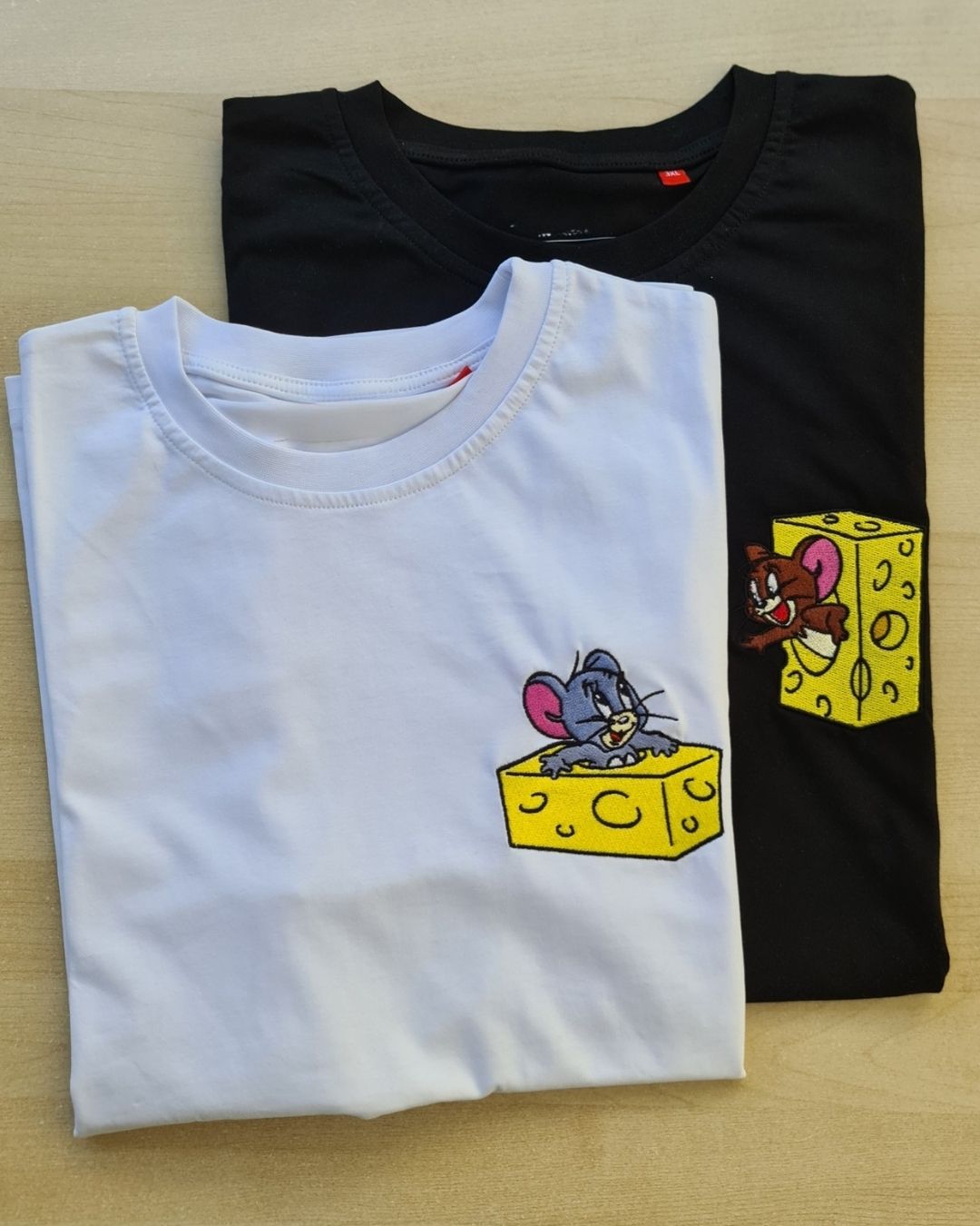 Custom Photo Embroidered T-Shirt (Pet Lover)