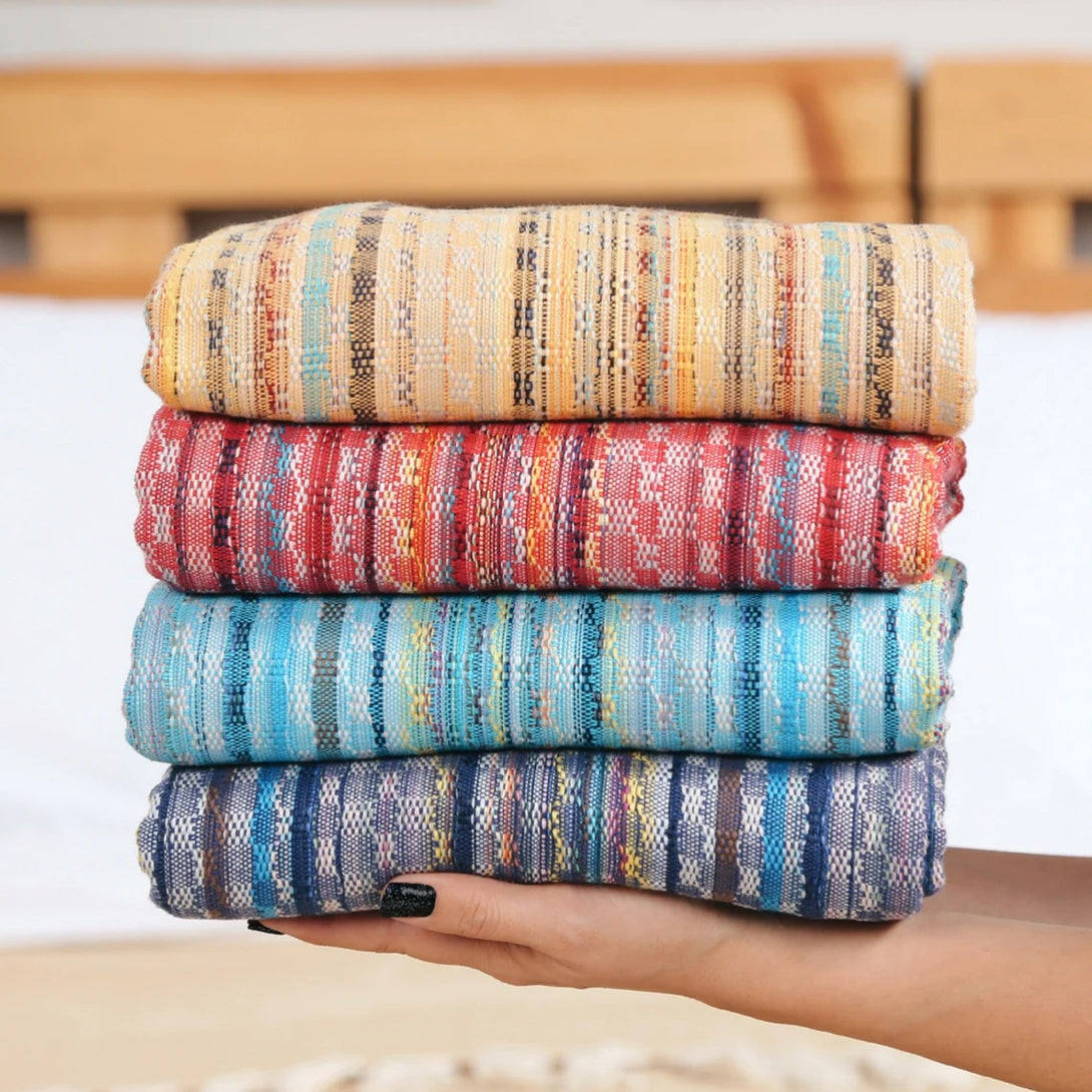 Set of 4 Turkish Beach Towel Colorful Series 39" X 71" 100%
