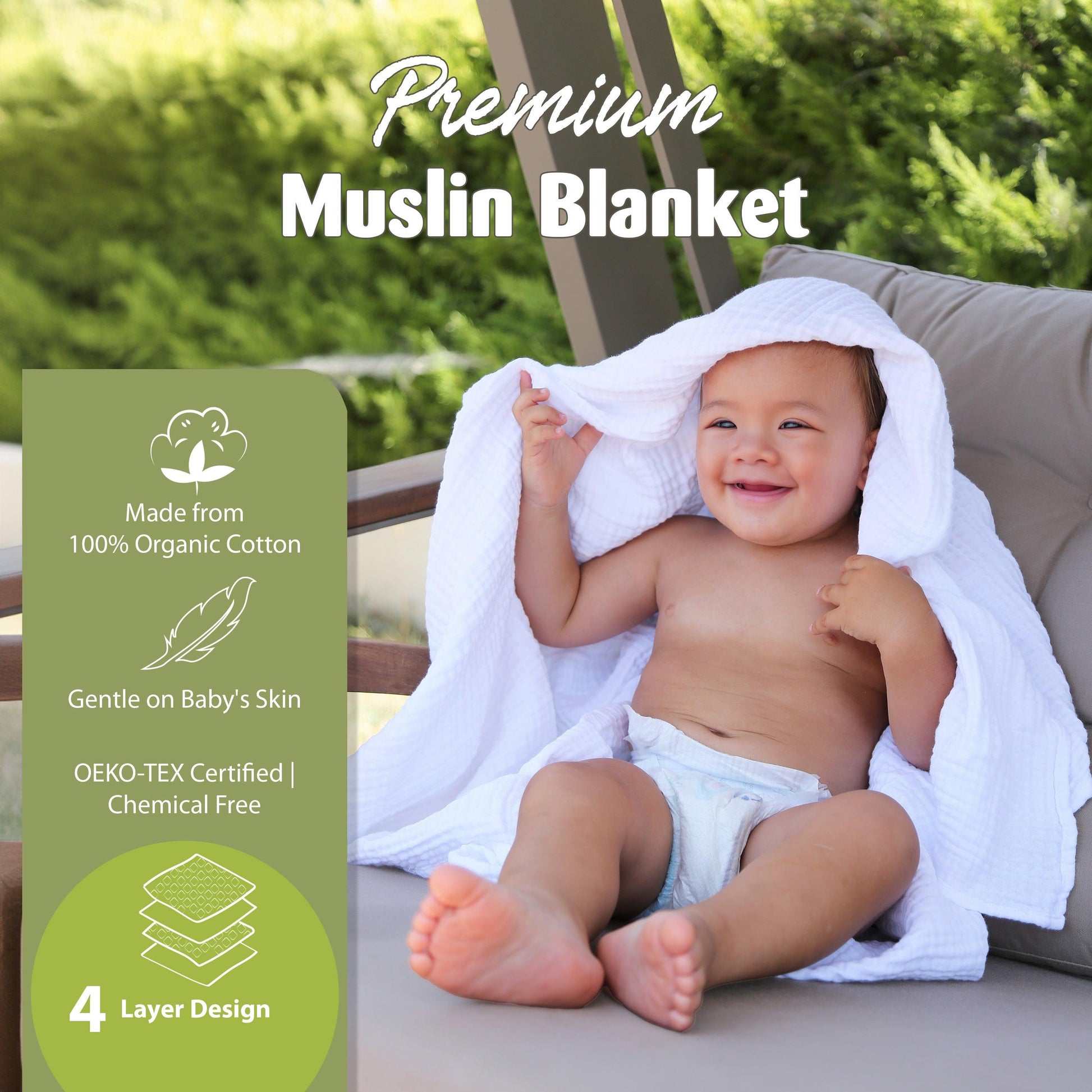 Muslin Swaddle Blanket - Cacala