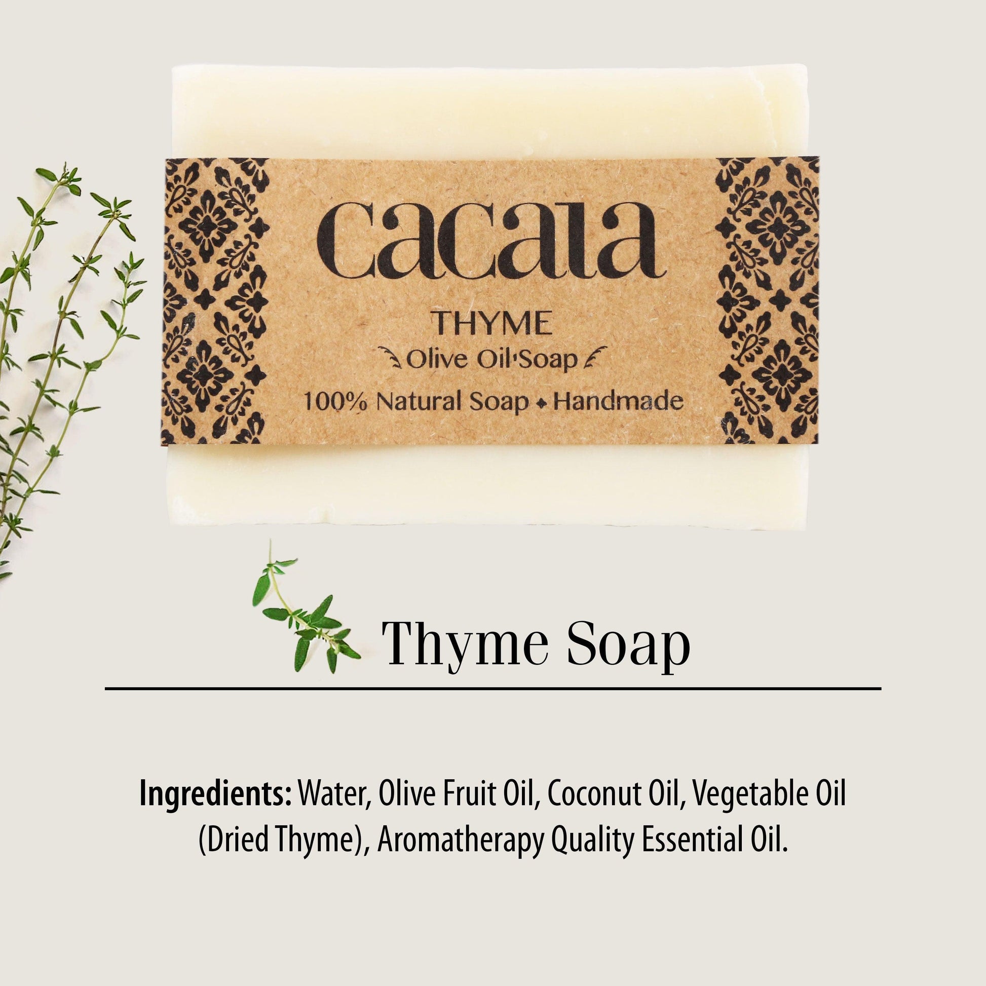 Natural Organic Olive Oil Soap - Cacala