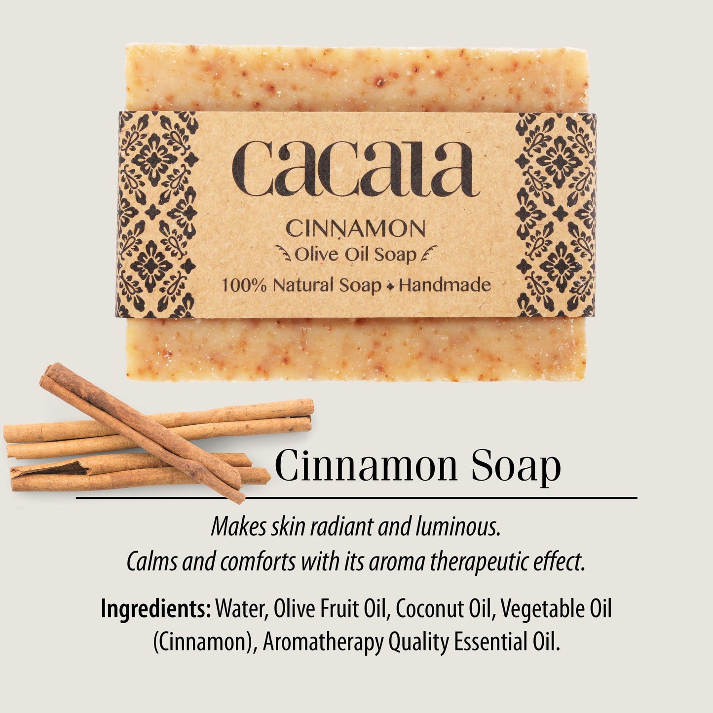 Natural Organic Olive Oil Soap - Cacala