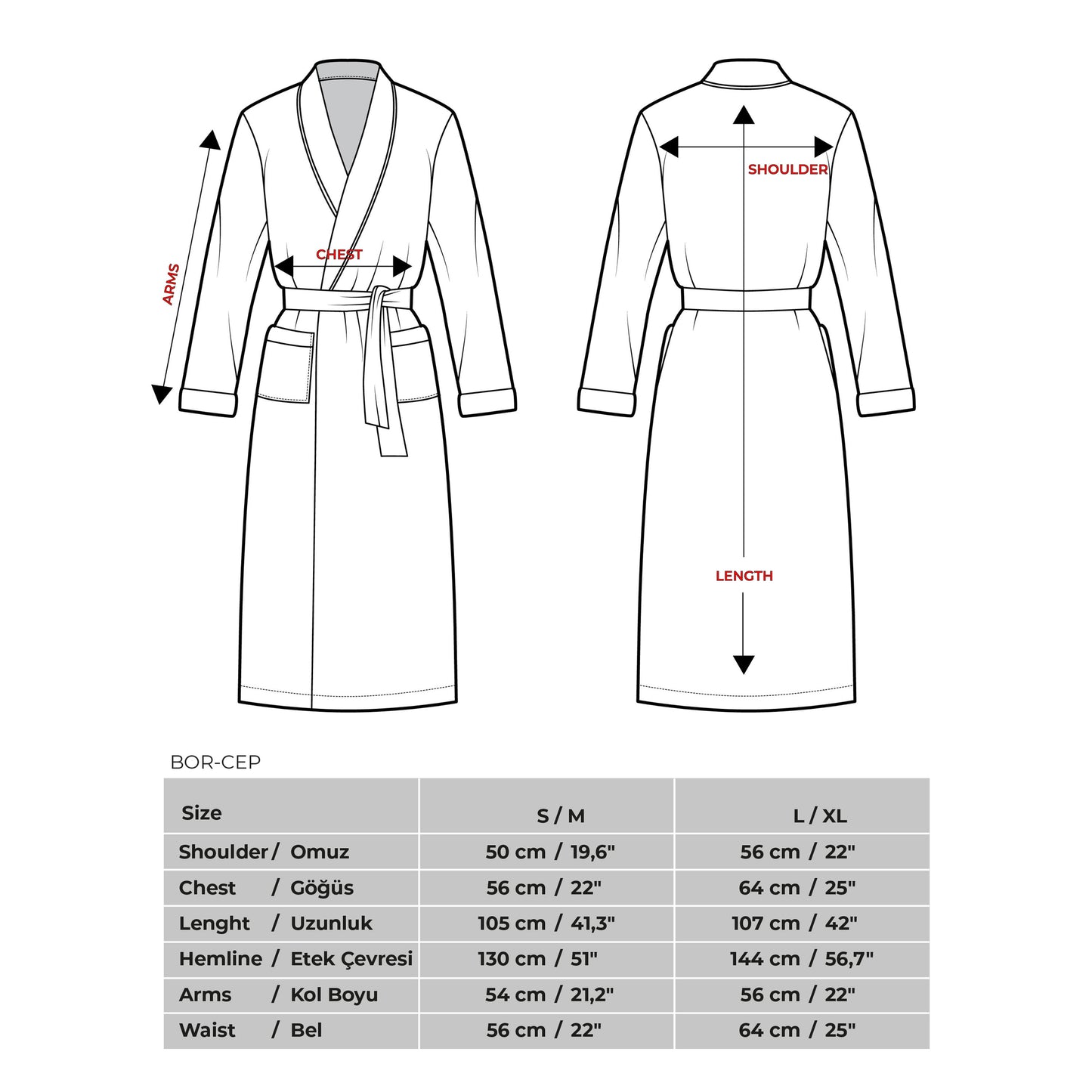 Spa Robe Pure Series - Cacala