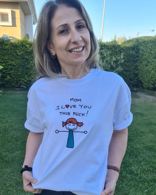 Custom Embroidered Tshirt - Super Mom