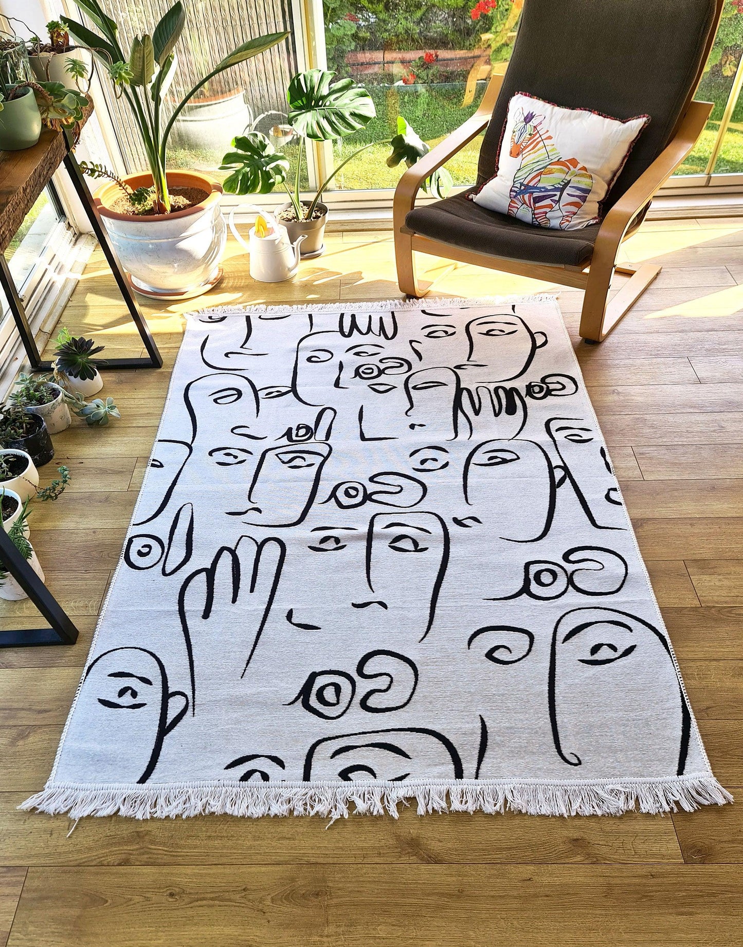 Turkish Living Room Rug Pandemic - Cacala