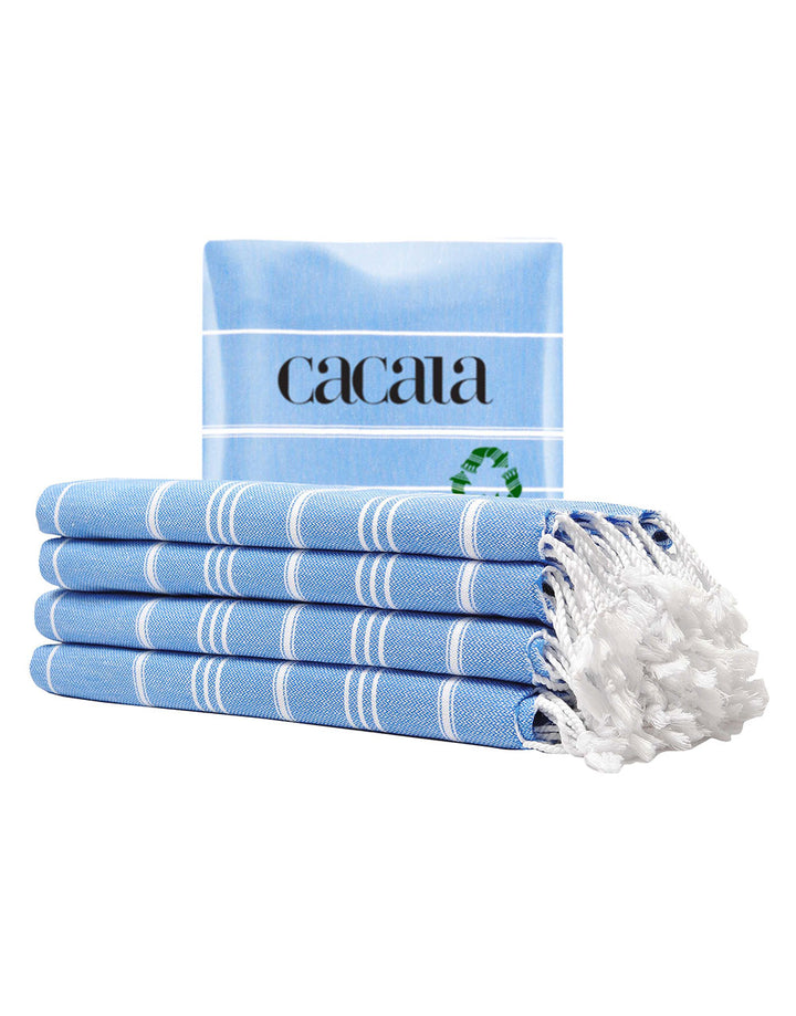 Cacala Hand Towel Set 4 Peskir 60 x 90 cm Antrasit 100% Turkish Cotton