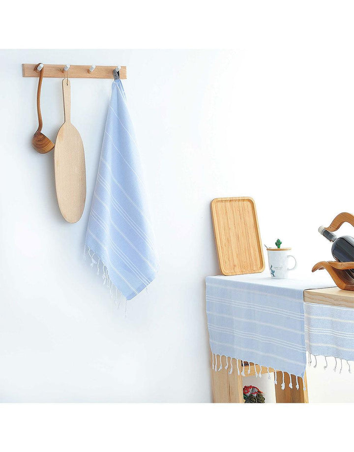 Cacala Hand Towel Set 4 Peskir 60 x 90 cm Baby-Blue 100% Turkish Cotton - Cacala