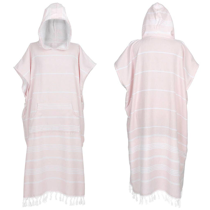 Cacala Hooded Bathrobe Double Sided Pure Series 113 x 80 cm 100% Organic Cotton - Cacala