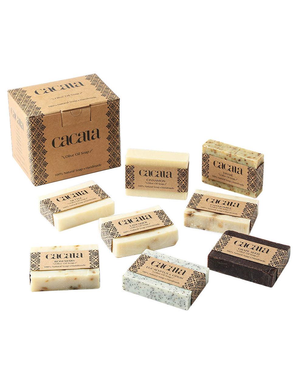 Cacala Natural 100% Organic Soap Set of 8 - Cacala