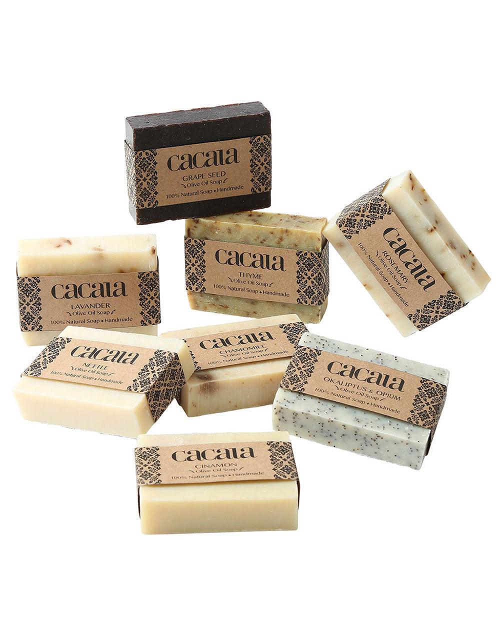 Cacala Natural 100% Organic Soap Set of 8 - Cacala