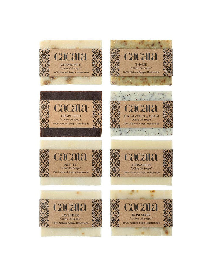 Cacala Natural 100% Organic Soap Set of 8 - Cacala