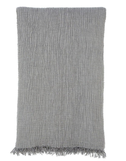 Cacala Plus Size Throw Blanket Muslin Series 100% Cotton Grey - Cacala