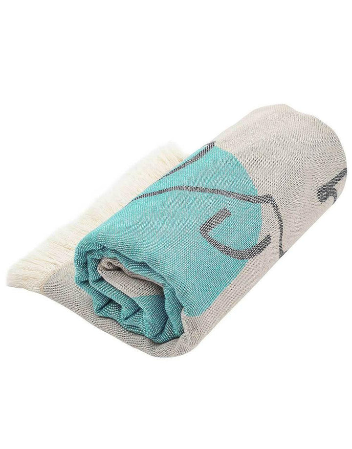 Cacala Sea Calf Beach Bath Towel Pure Cotton - Cacala