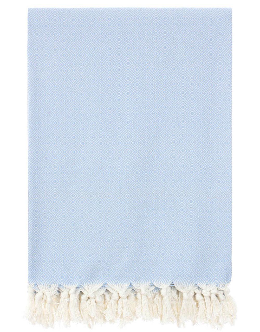 Cacala Throw Blankets Elmas Series 71"x 95" 100% Cotton - Cacala