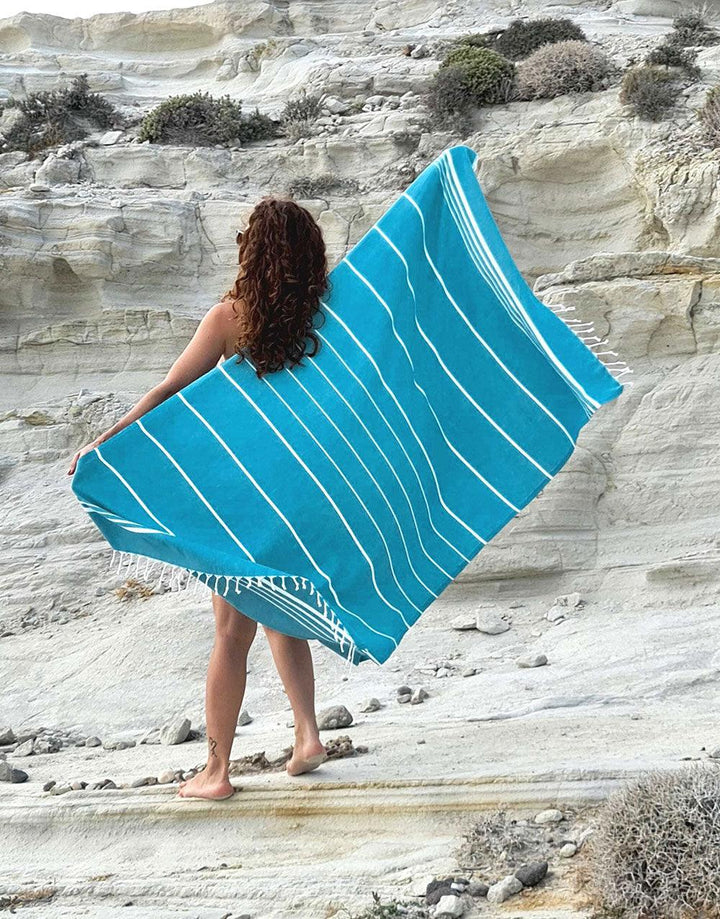  Sand Cloud Extra Large Turkish Beach Towel - Free 100