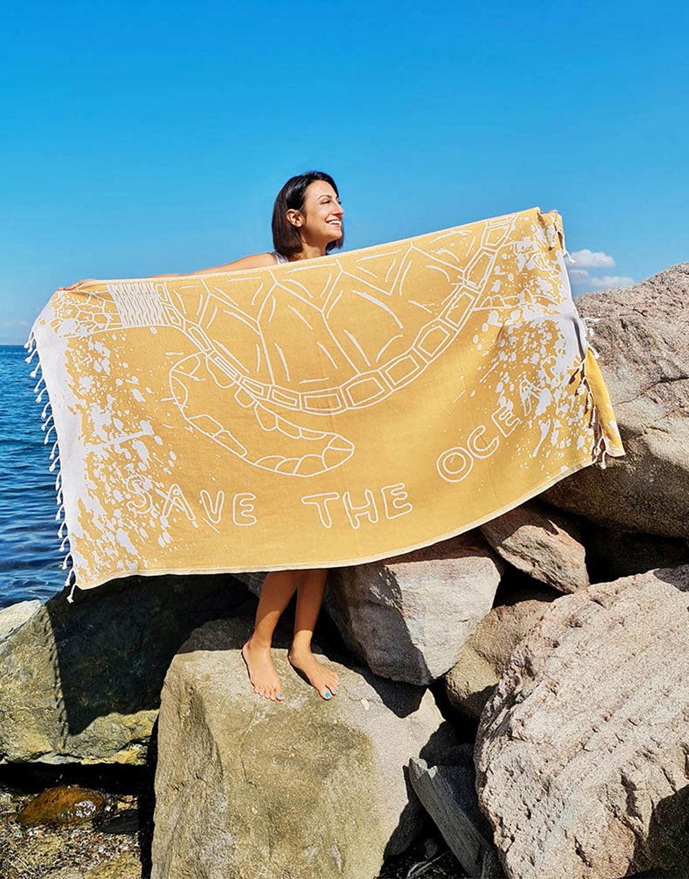 Caretta Turkish Beach Towel - Cacala