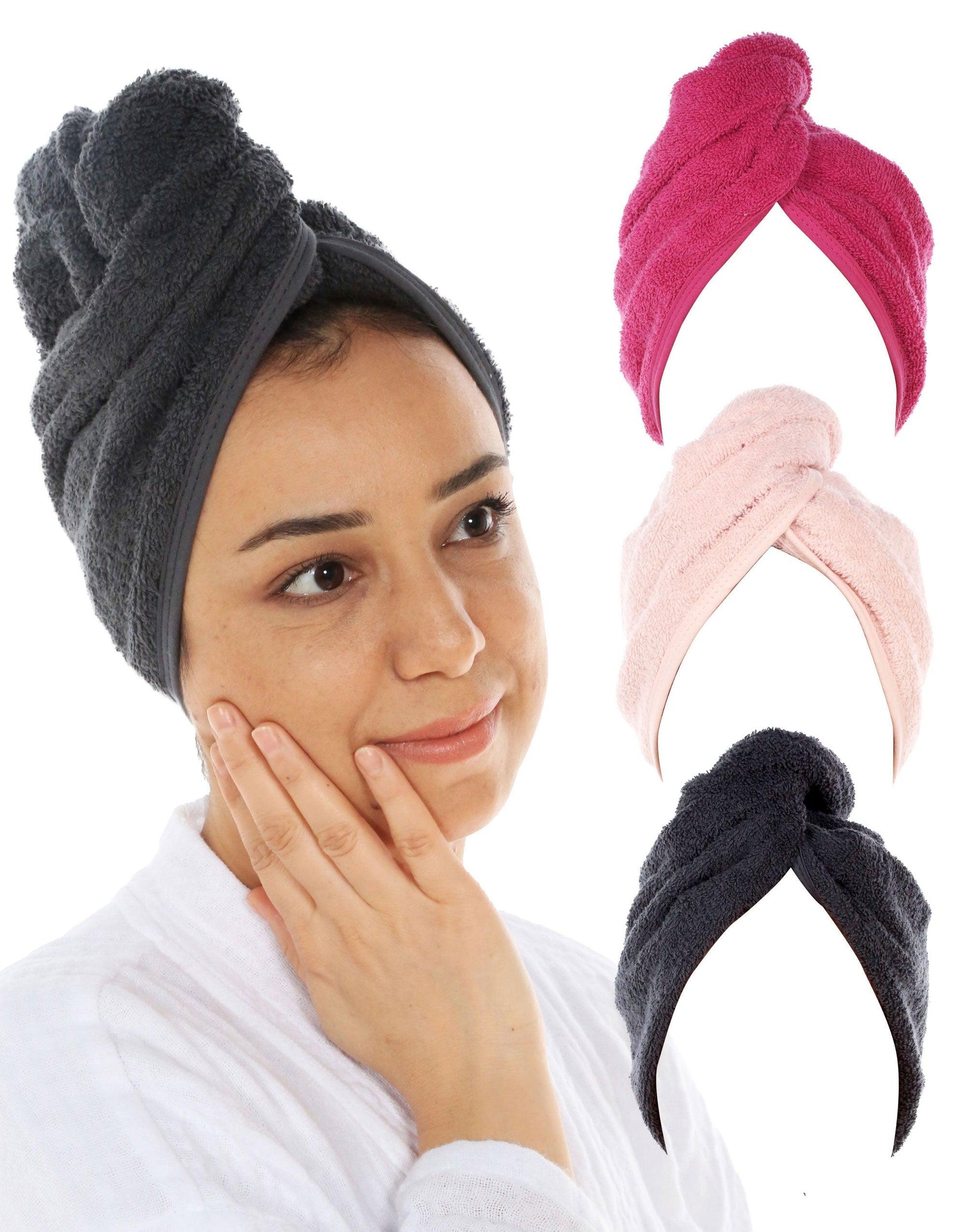 Hair Towel Wraps 3 Pcs Set - Cacala