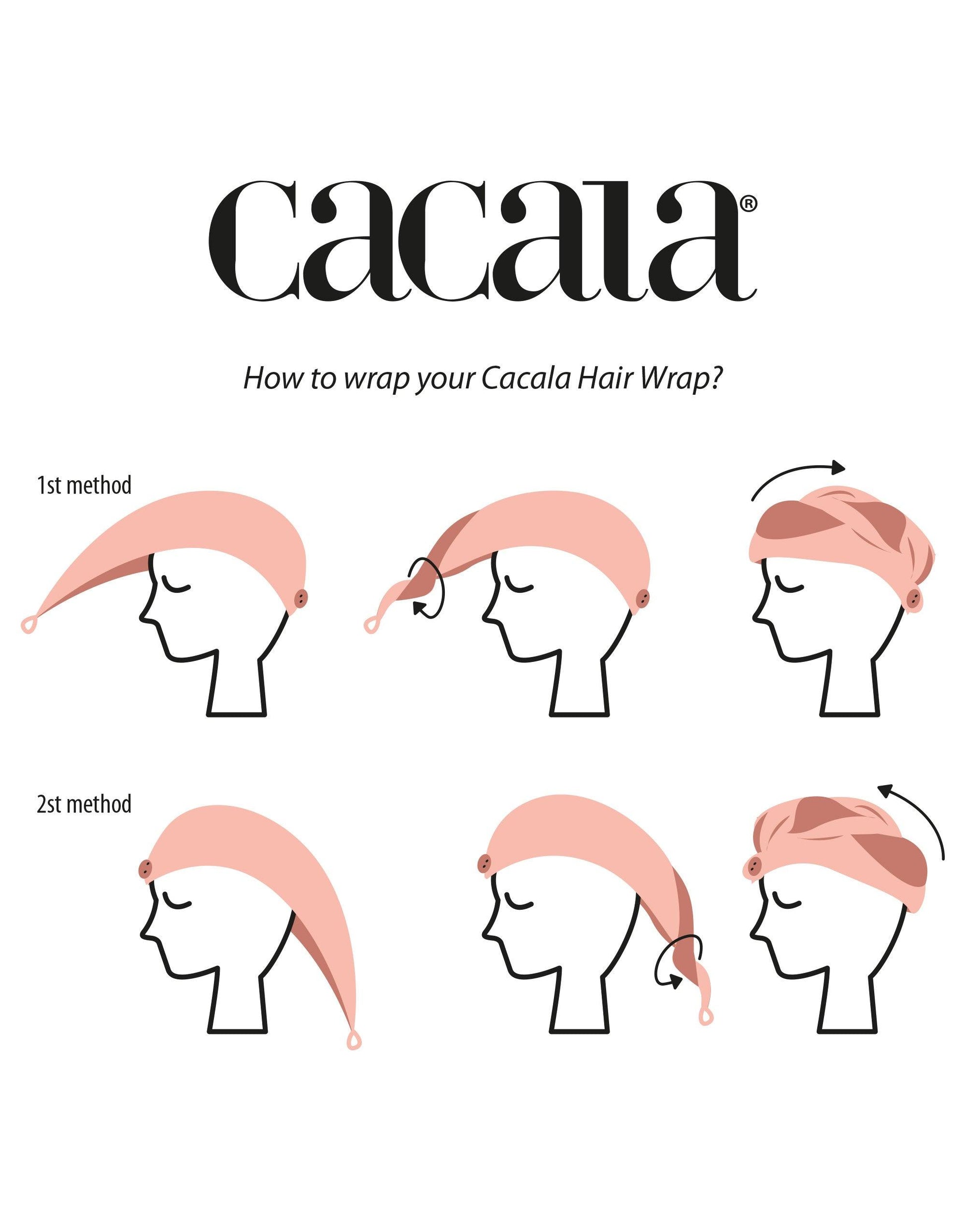 Hair Towel Wraps 3 Pcs Set - Cacala