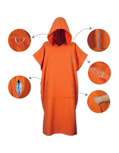 Hooded Changing Poncho - Cacala