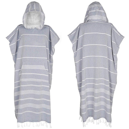 Hooded Poncho Double Sided - Cacala