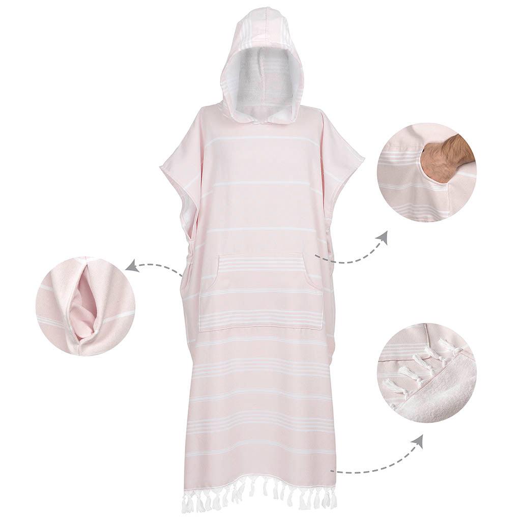 Hooded Poncho Double Sided - Cacala