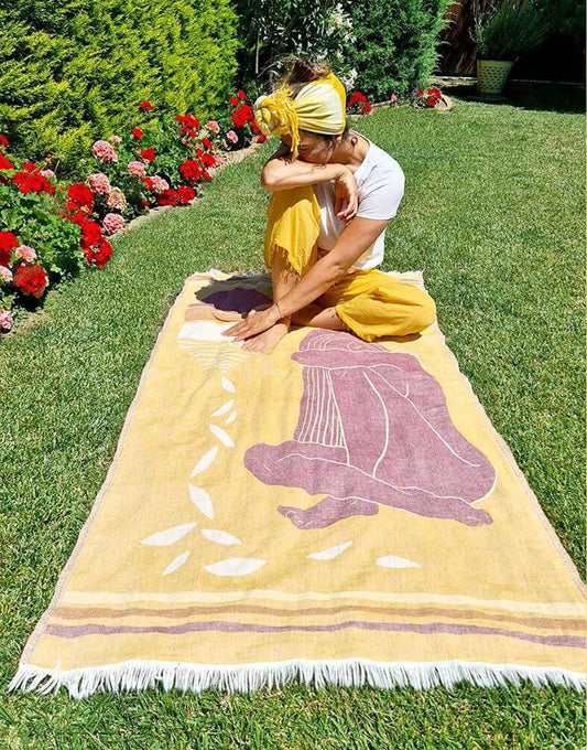 Sun Set Turkish Beach Towel - Cacala