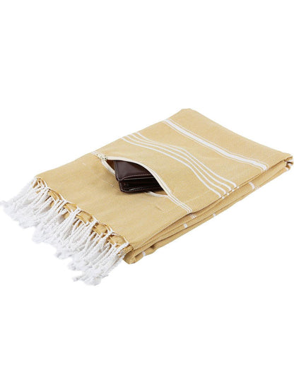 Zipper Turkish Beach Towel - Cacala