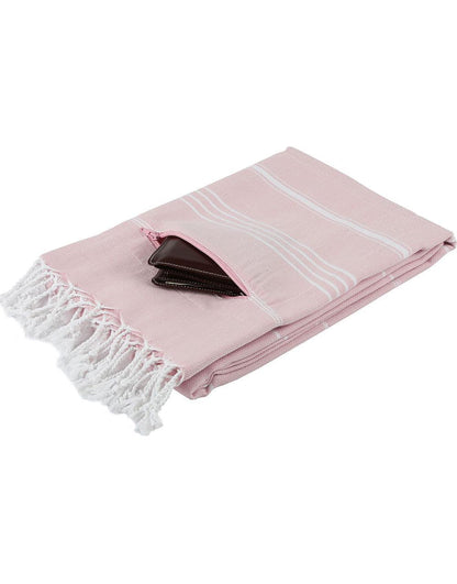 Zipper Turkish Beach Towel - Cacala